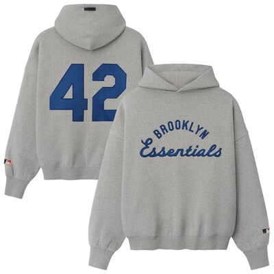 Jackie Robinson Fear of God Merch Hoodie – Heather Gray