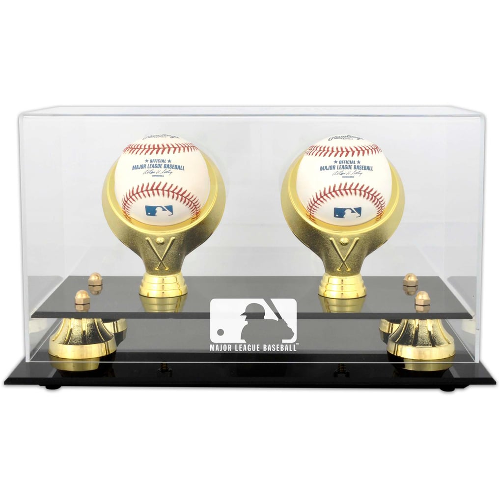 Mlb Case Fanatics Authentic MLB Golden Classic Two Baseball Logo Display Case