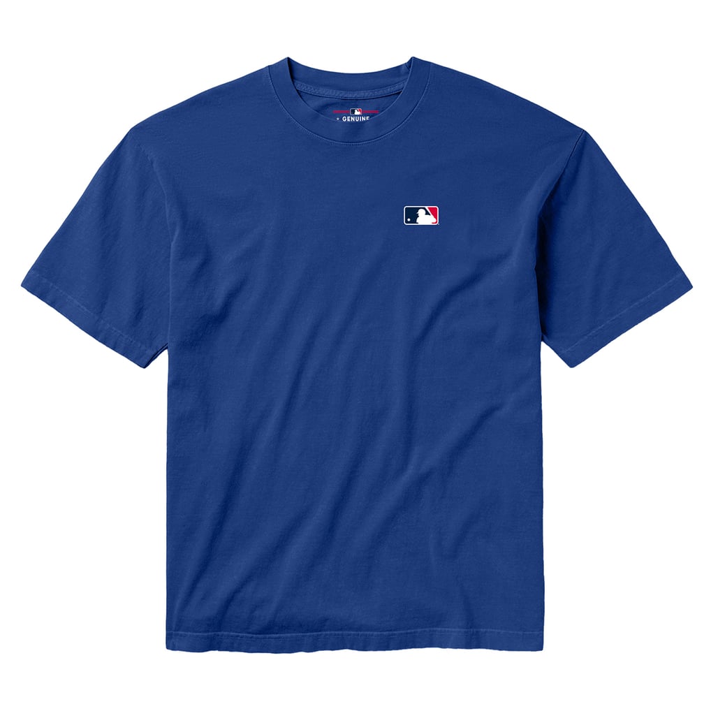 Born x Raised Unisex Major League Script T-Shirt - Blue