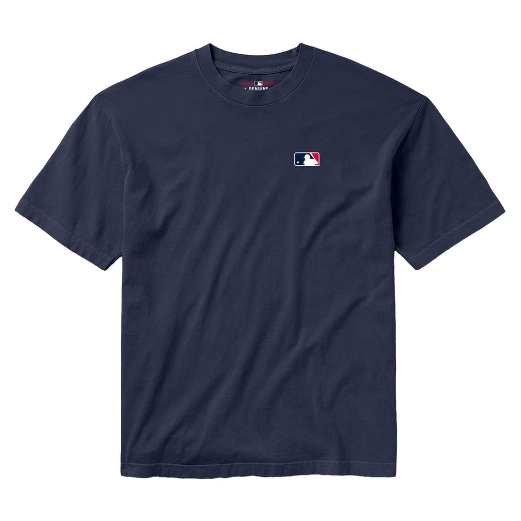 Born x Raised Unisex Major League Script T-Shirt - Navy