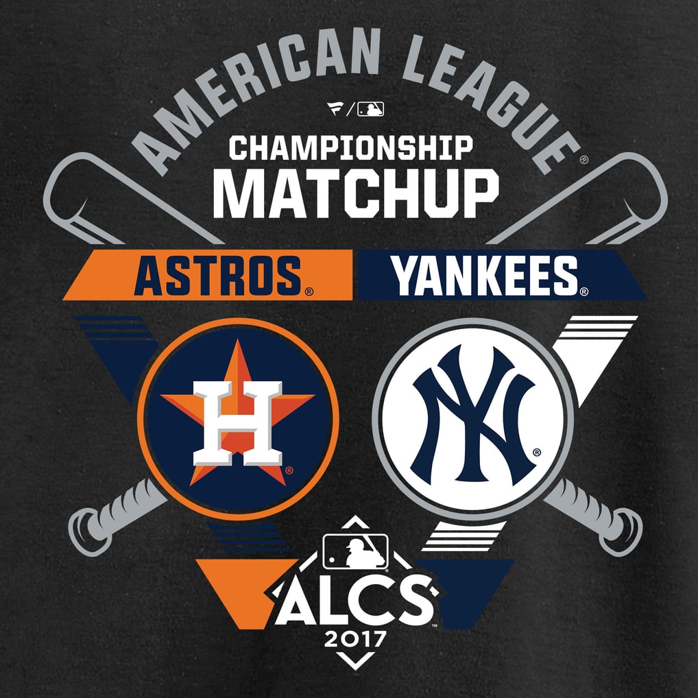 Youth Houston Astros vs. New York Yankees Fanatics Black 2017 American ...