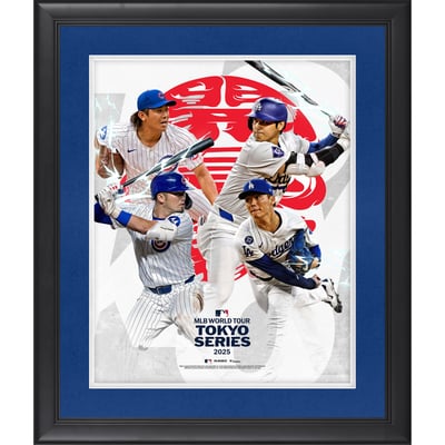 Fanatics Authentic 2025 MLB Tokyo Series Framed Unsigned Collage Photograph