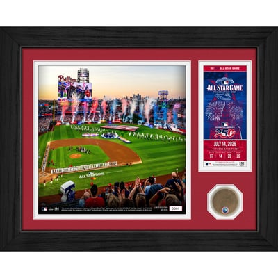 Highland Mint 2026 MLB All-Star Game 13" x 16" Ceremony Game-Used Dirt Swatch & Ticket Photo Mint