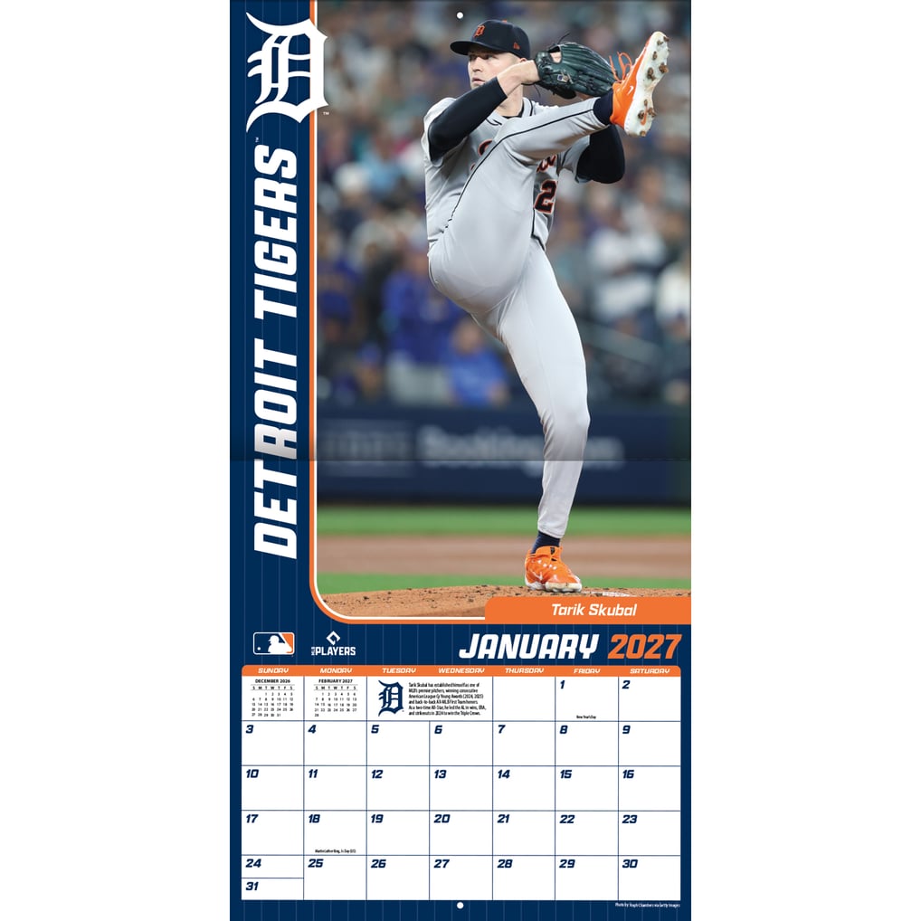 MLB 12" x 12" 2027 Wall Calendar