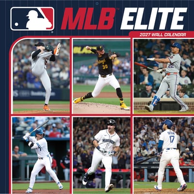 MLB 12" x 12" 2027 Wall Calendar