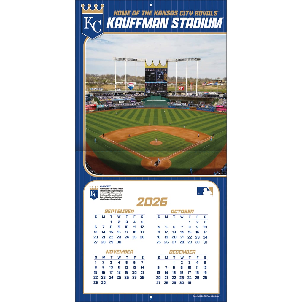 MLB Multi-Team 12" x 12" Stadium Wall Calendar
