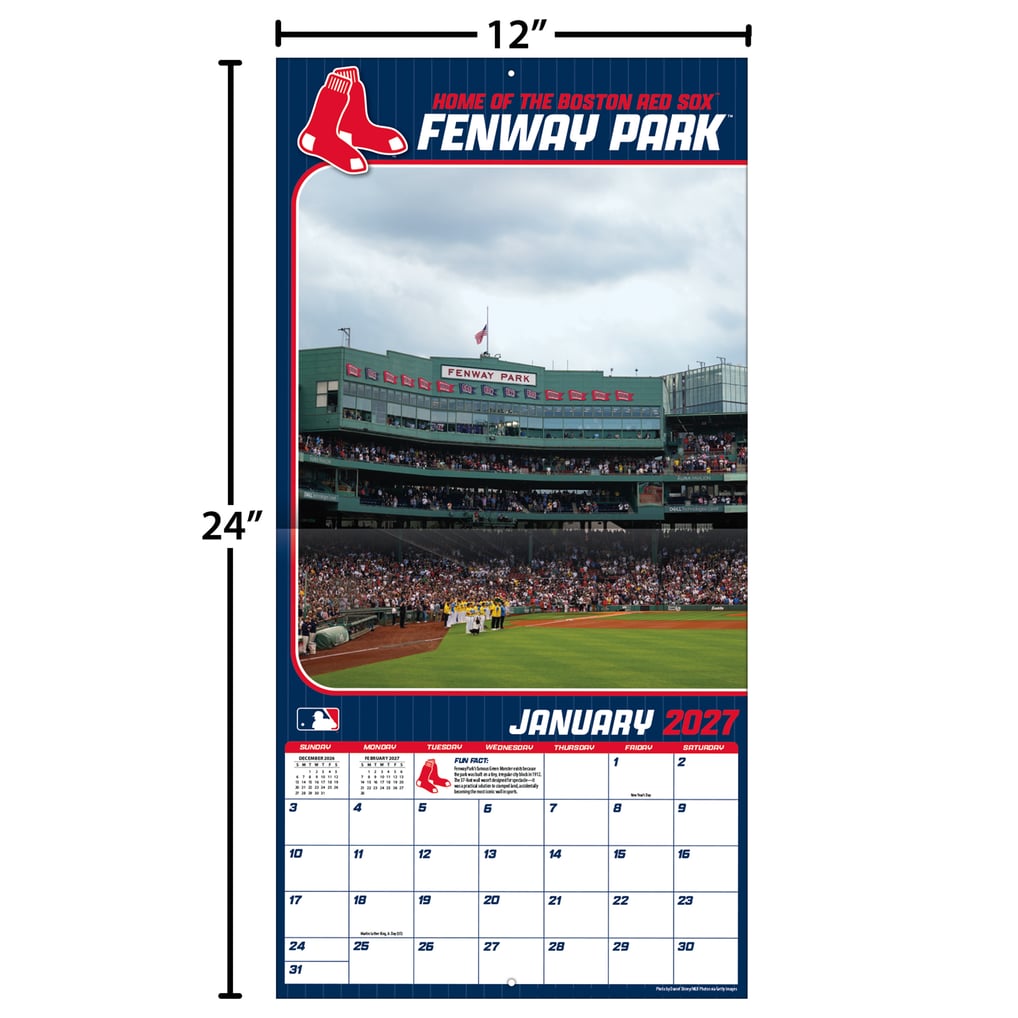 MLB Multi-Team 12" x 12" Stadium Wall Calendar