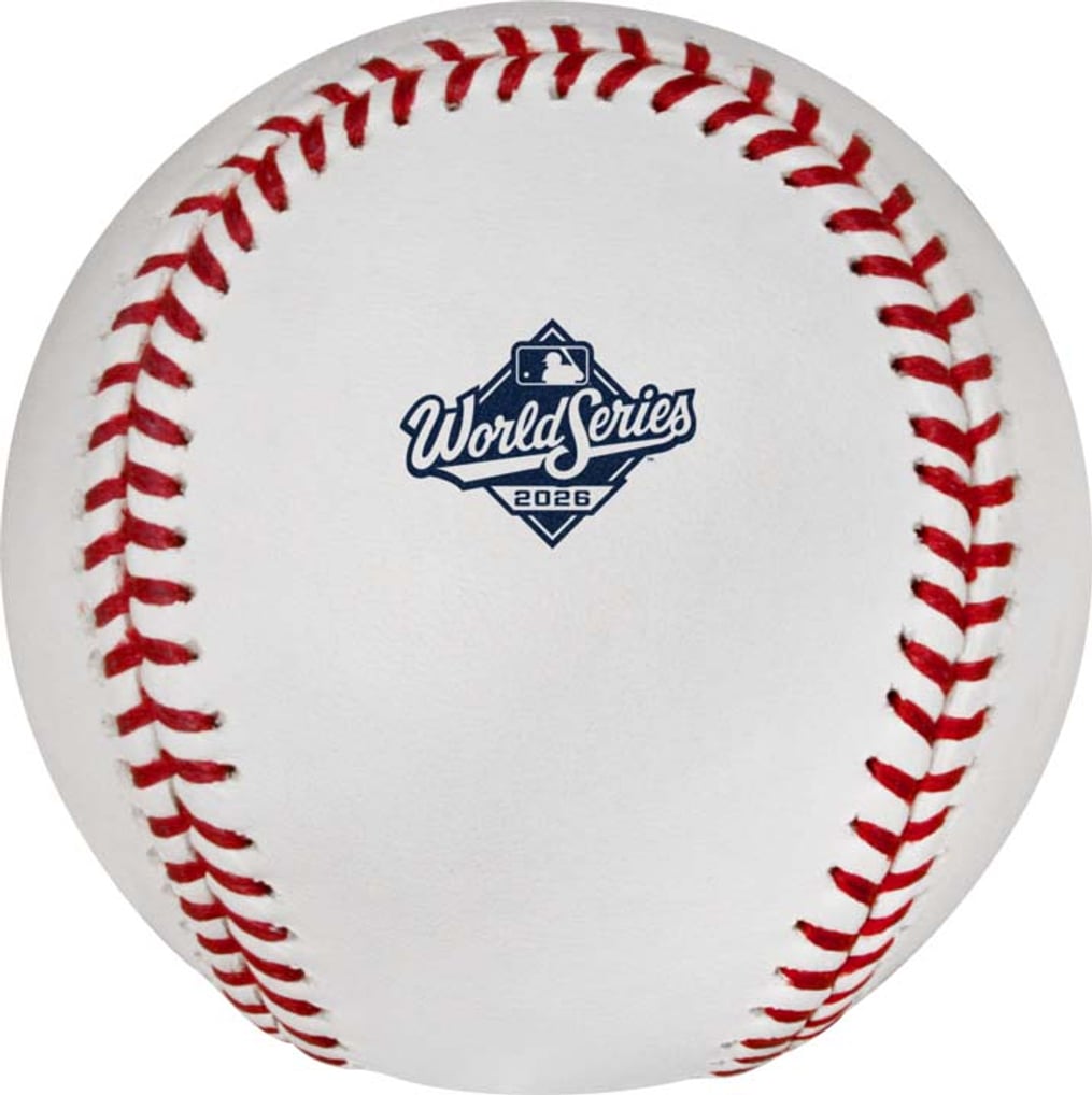 Rawlings 2026 MLB World Series Logo Baseball with Case
