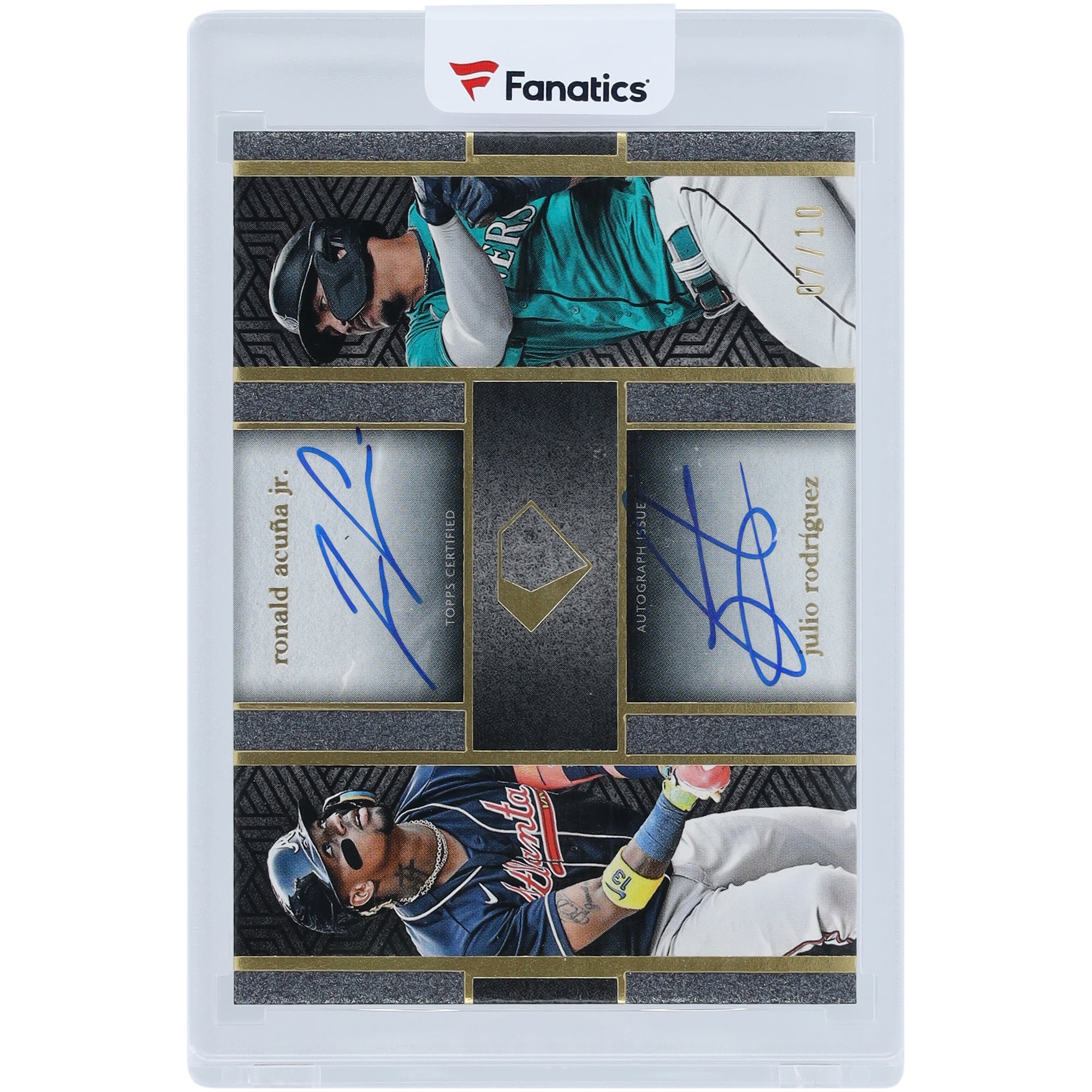 Ronald Acuña Jr. and Julio Rodriguez Autographed 2024 Topps 