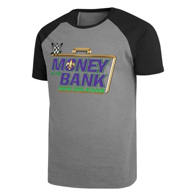 Darius Rucker Collection by Fanatics WWE Money In The Bank 2026 Raglan T-Shirt - Gray