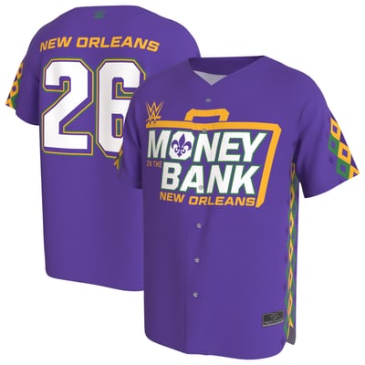 ProSphere Money In The Bank 2026 Baseball Jersey - Purple