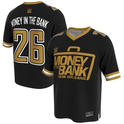 ProSphere Youth WWE Money In The Bank 2026 Football Jersey - Black