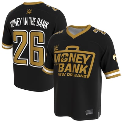 ProSphere Youth WWE Money In The Bank 2026 Football Jersey - Black
