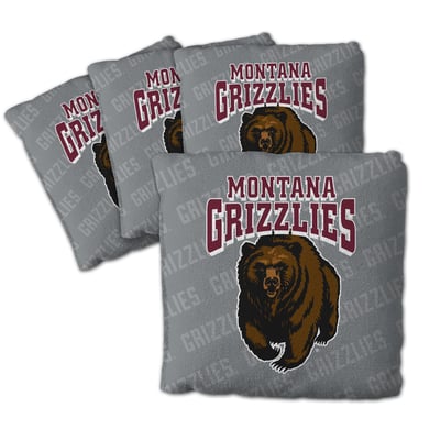 Montana Grizzlies Fanpoint Four-Piece Cornhole Bag Set