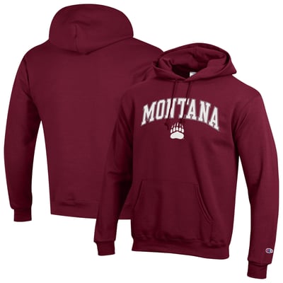 Montana Grizzlies Champion Powerblend Hoodie - Maroon