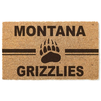 Montana Grizzlies 18" x 30" Team Logo Doormat