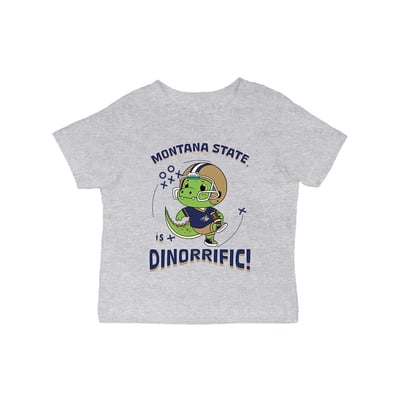 Montana State Bobcats Vive La Fete Infant Dinorrific T-Shirt - Gray