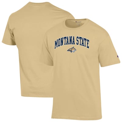 Montana State Bobcats Champion Arch Logo T-Shirt - Gold
