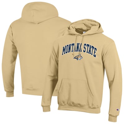 Montana State Bobcats Champion Powerblend Hoodie - Gold
