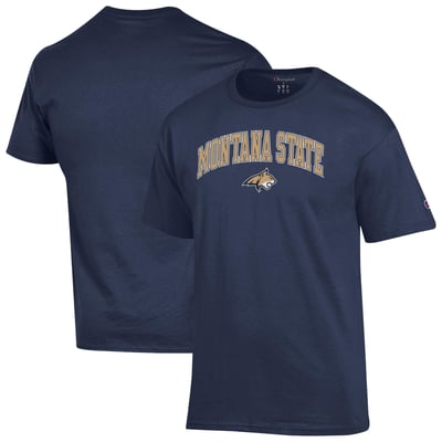 Montana State Bobcats Champion Arch Logo T-Shirt - Navy
