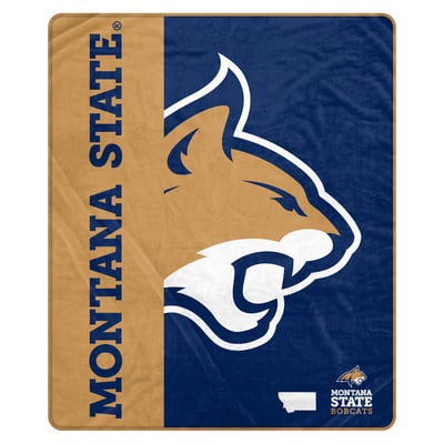 Montana State Bobcats Pegasus Endzone Oversized 60" x 80" Ultra Soft Throw Blanket