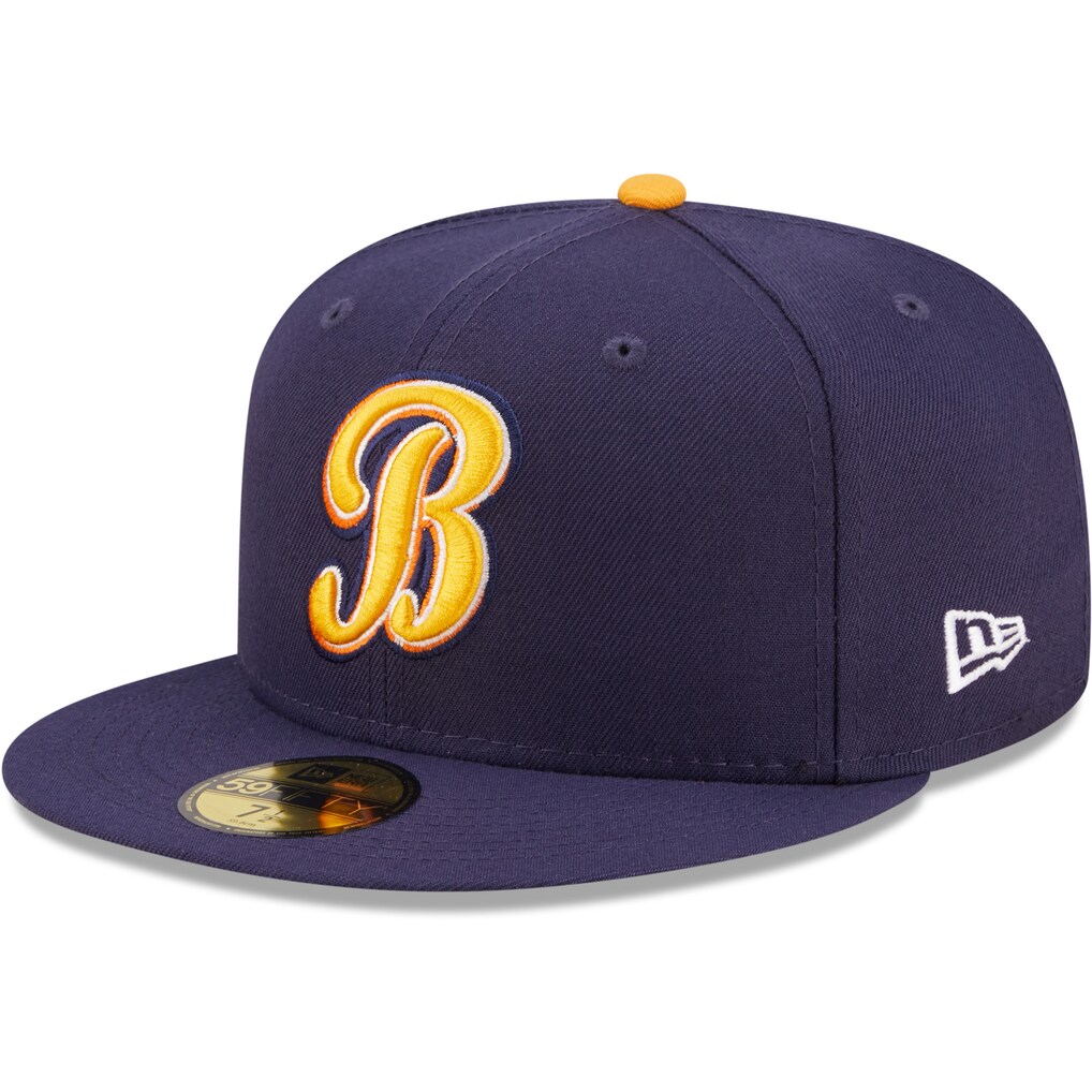 Montgomery Biscuits New Era Authentic Collection 59FIFTY Fitted Hat - Navy