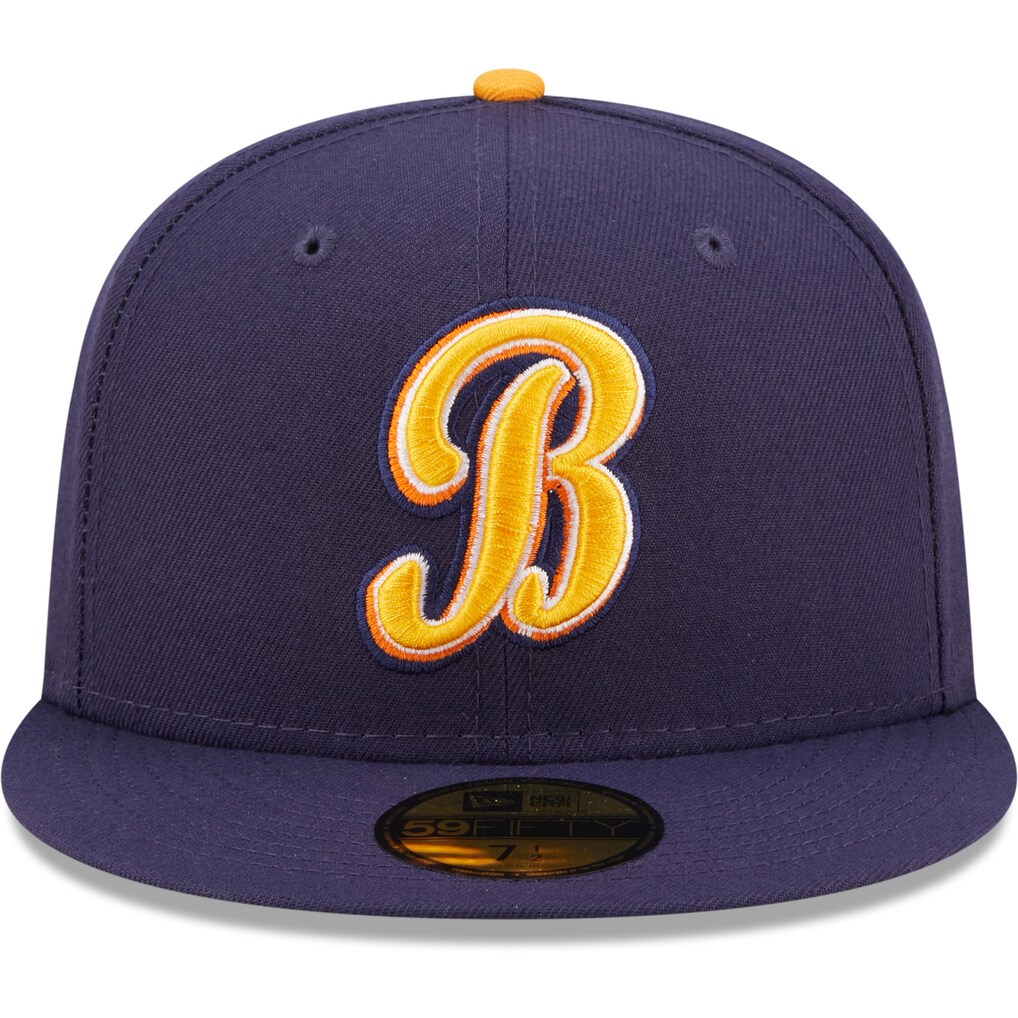 Montgomery Biscuits New Era Authentic Collection 59FIFTY Fitted Hat - Navy