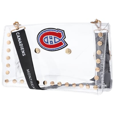  Montreal Canadiens FABGATING by Cuce  Crystal Clear Envelope Crossbody Bag