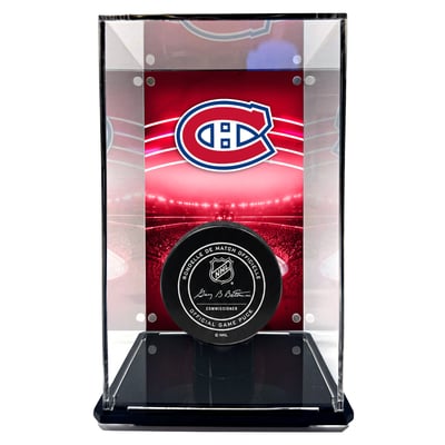  Montreal Canadiens Fanatics Authentic Tall Puck Display Case with Image