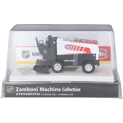 Cole Caufield Montreal Canadiens Autographed Fanatics Authentic 1:43 Scale Die-Cast Zamboni