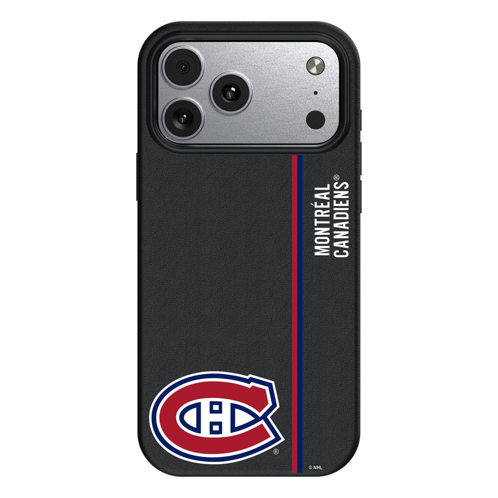 Montreal Canadiens Keyscaper Sidebar Magnetic iPhone Case - Black