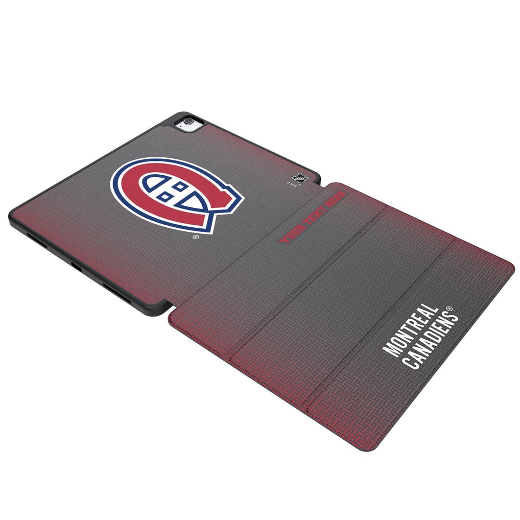 Montreal Canadiens Keyscaper Personalized Linen iPad Tablet Case