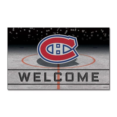 Montreal Canadiens Logo Brands 18" x 30" Crumb Rubber Door Mat