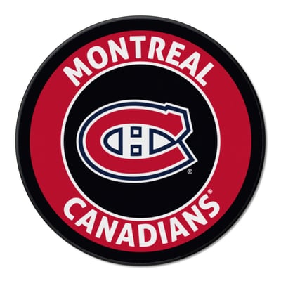 Montreal Canadiens Logo Brands 27" Diameter Roundel Mat