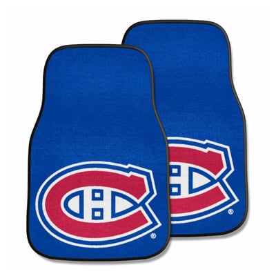 Montreal Canadiens Logo Brands Two-Piece Carpet Car Mat Set