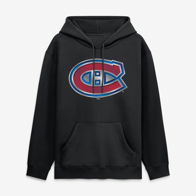 Montreal Canadiens  Metallic Mascot Hoodie - Black