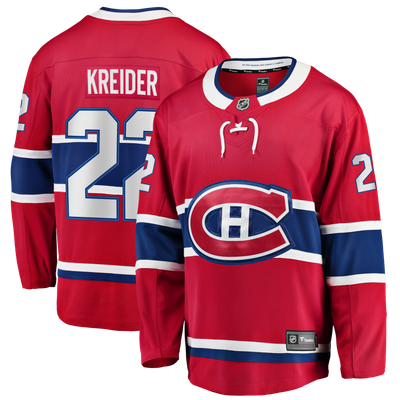 Chris Kreider Montreal Canadiens Fanatics Home Breakaway Jersey - Red