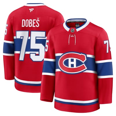Jakub Dobes Montreal Canadiens Fanatics  Premium Jersey - Red