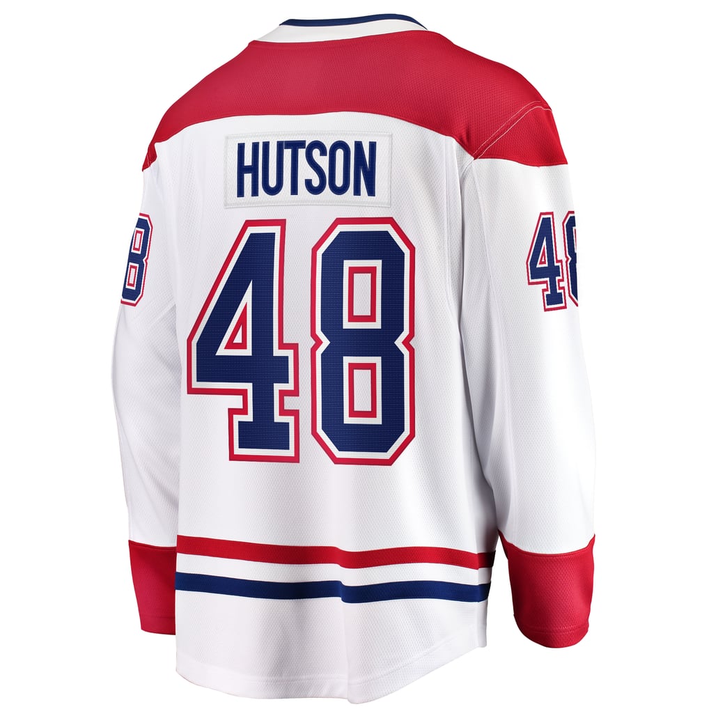 Lane Hutson Montreal Canadiens Fanatics Away Breakaway Jersey - White