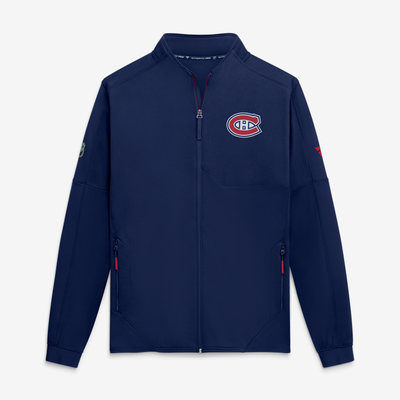 Montreal Canadiens Fanatics Authentic Pro Rink Fleece Full-Zip Jacket - Navy