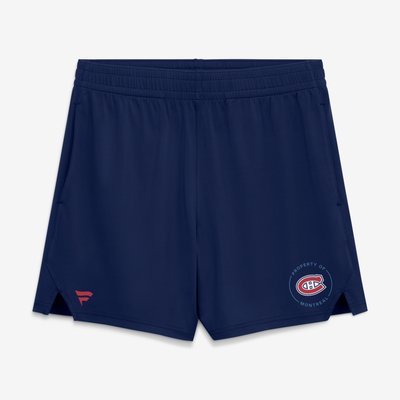 Montreal Canadiens Fanatics Authentic Pro Training Shorts - Navy