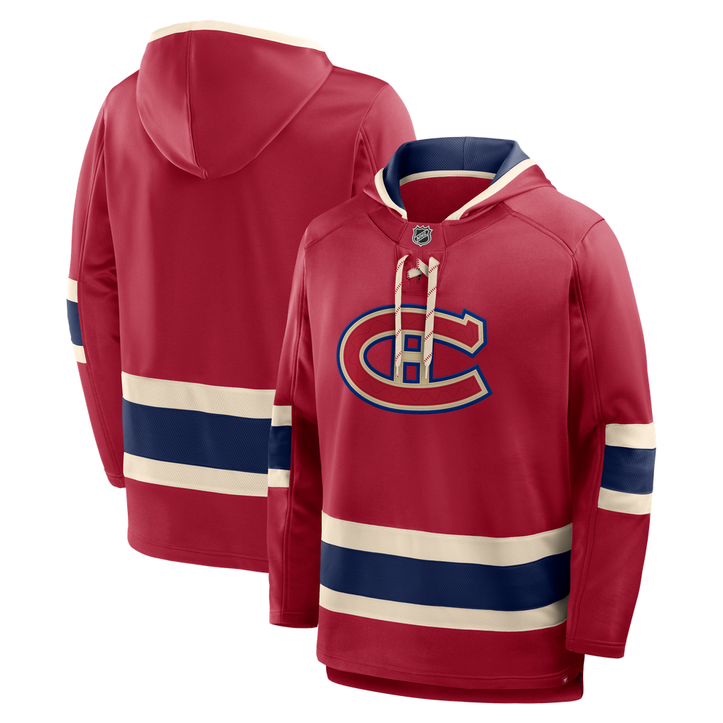 Men's Montreal Canadiens Fanatics Red 2026 NHL Heritage Classic Lace-Up ...