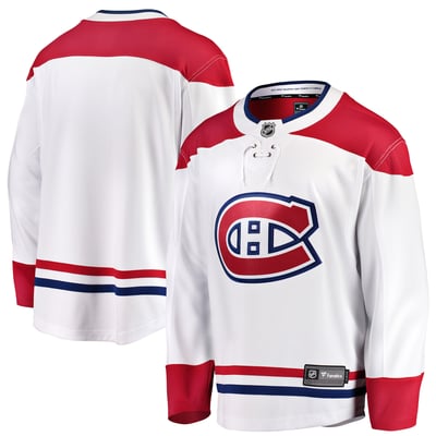 Montreal Canadiens Fanatics Away Breakaway Jersey - White