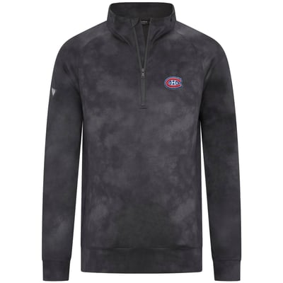  Montreal Canadiens Levelwear Atlas Quarter-Zip Pullover - Charcoal