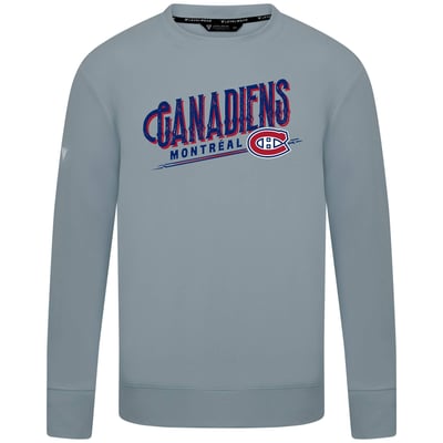  Montreal Canadiens Levelwear Mandate Longtimer Crew Sweatshirt - Gray