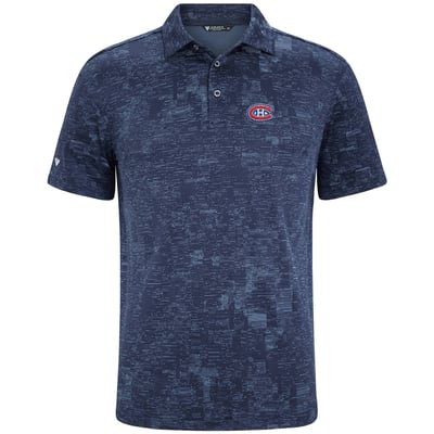  Montreal Canadiens Levelwear Data Polo - Navy