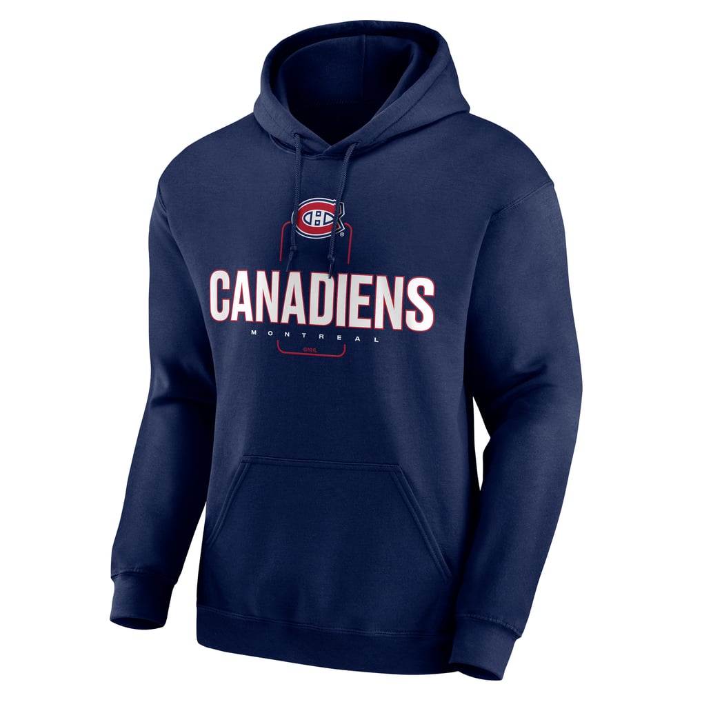 Montreal Canadiens Personalized Name & Number Midfielder Pullover Hoodie - Navy