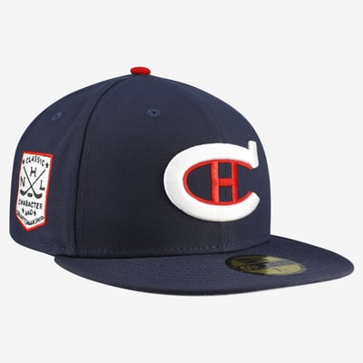 Montreal Canadiens New Era Vintage Pack 59FIFTY Fitted Hat - Navy