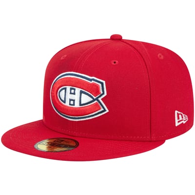 Montreal Canadiens New Era Core 59FIFTY Fitted Hat - Red