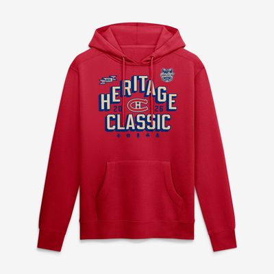  Montreal Canadiens 2026 NHL Heritage Classic Hometown Hoodie - Red